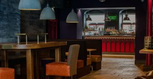 interior picture of the weekend bar at The Hop in Wakefield